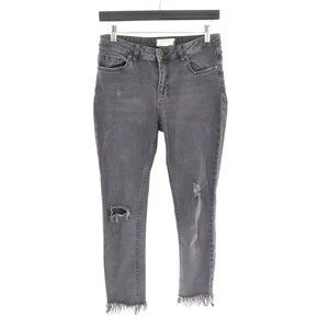 We The Free Distressed Skinny Jeans Womens 26 Black Casual Festival Weekend Edgy